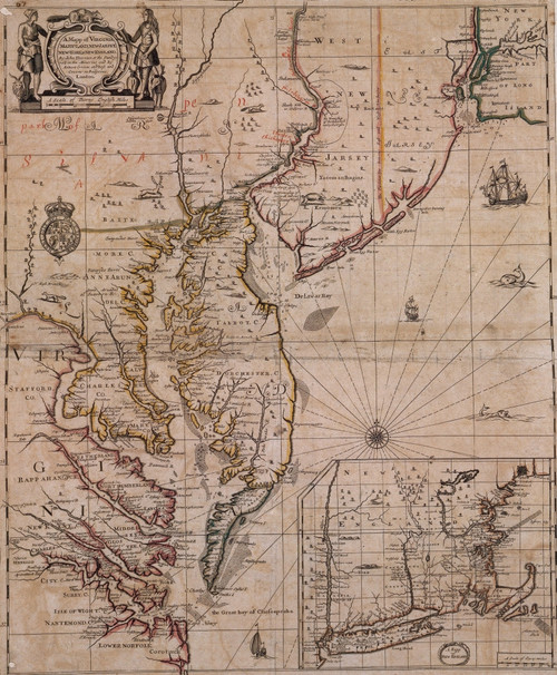 America's East Coast, 1679 Poster Print by Science Source - Item # VARSCIBR6565