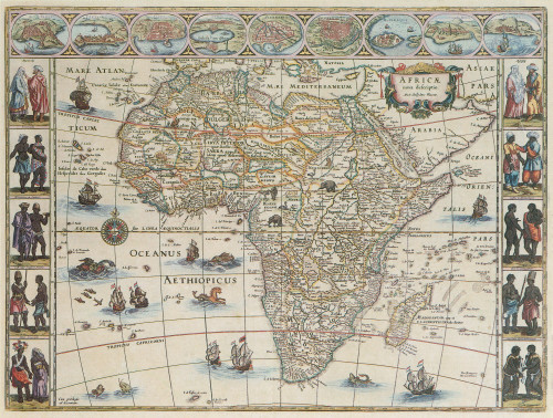 Map of Africa, 1667 Poster Print by Science Source - Item # VARSCIBR6564