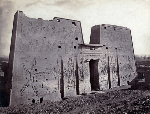 Temple of Horus at Edfu, 1850's Poster Print by Science Source - Item # VARSCIJA1368