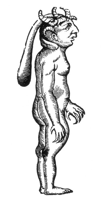 Horned Human Monster, 16th Century Poster Print by Science Source - Item # VARSCI9N3018