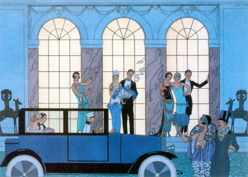French Fashion, George Barbier Pochoir, 1924 Poster Print by Science Source - Item # VARSCIJB9266