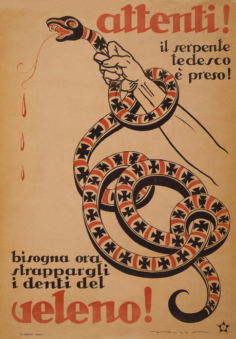 WWI, "Watch Out! Poison!" Poster Print by Science Source - Item # VARSCIBZ6428