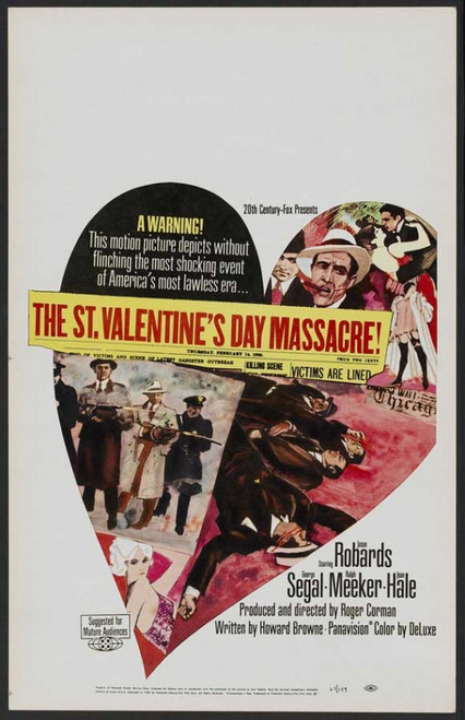 The St. Valentine's Day Massacre Movie Poster Print (27 x 40) - Item # MOVIJ8266