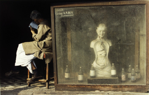 Pharmacy Advertisement, Delhi, India, 1993 Poster Print by Science Source - Item # VARSCIJB2914