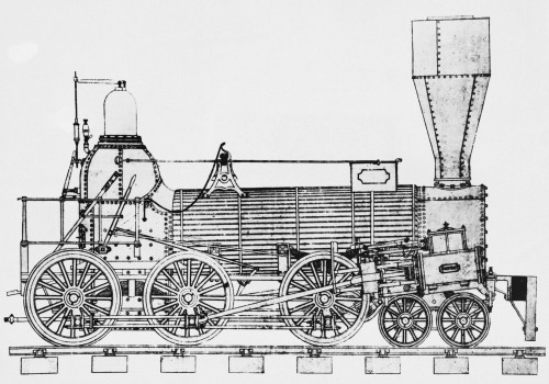 19th Century Locomotive Poster Print by Science Source - Item # VARSCI9A9387