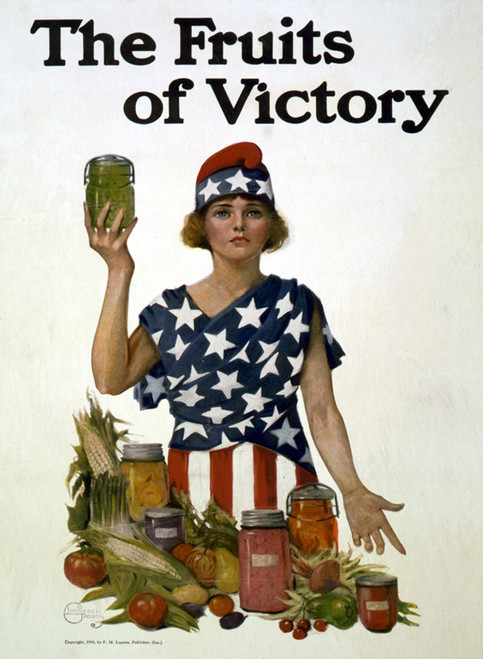 WWI, "Fruits of Victory", 1918 Poster Print by Science Source - Item # VARSCIBZ6410