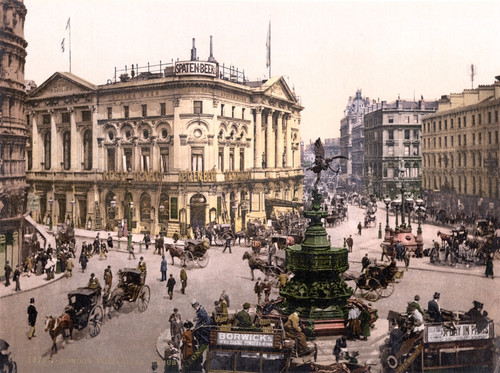 Piccadilly Circus, 1890s Poster Print by Science Source - Item # VARSCIJA6334