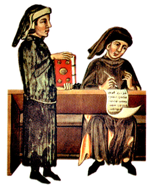 Balancing the Books, 14th Century Poster Print by Science Source - Item # VARSCIBV6980