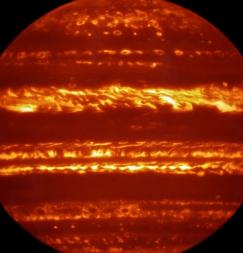 Infrared Jupiter Poster Print by Science Source