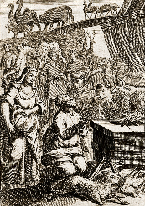 Noah Preparing First Sacrifice After Flood Poster Print by Science Source - Item # VARSCIJB7464