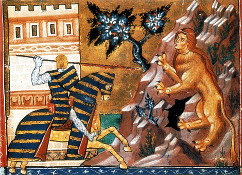 Oedipus Battles the Sphinx Poster Print by Science Source - Item # VARSCIBY7935