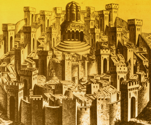 15th century woodcut of Jerusalem Poster Print by Science Source - Item # VARSCIBQ2794