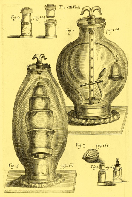 Robert Boyle's Experimental Air Pumps, 1669 Poster Print by Science Source