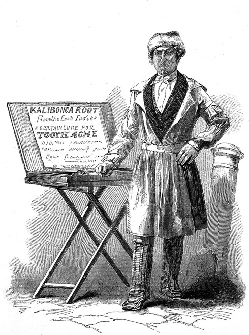 Street Herbalist Selling Quack Cure, 1851 Poster Print by Science Source - Item # VARSCIJC6685