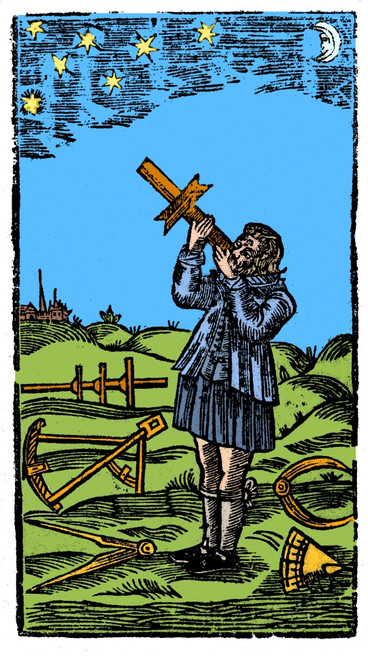 Man Using Navigational Instruments Poster Print by Science Source - Item # VARSCIJC3090