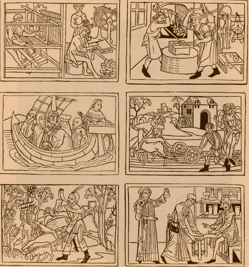 Trades, 1475 Poster Print by Science Source