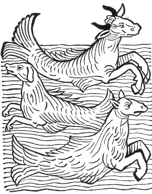 Legendary Sea Creatures, 15th Century Poster Print by Science Source