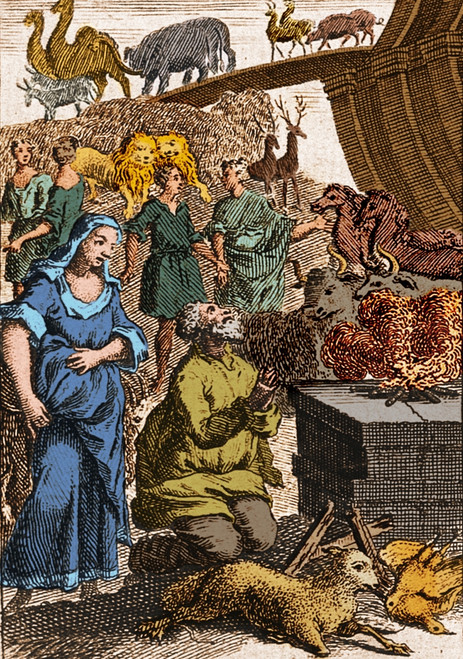 Noah Preparing First Sacrifice After Flood Poster Print by Science Source - Item # VARSCIJC0520