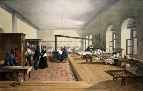 Florence Nightingale at Scutari Hospital, 1856 Poster Print by Science Source - Item # VARSCIJB2953