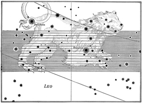 Leo Constellation, Zodiac Sign, Bayer, 1603 Poster Print by Science Source - Item # VARSCIBX9593