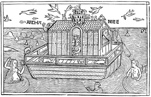 Noah's Ark with Merfolk, 1493 Poster Print by Science Source - Item # VARSCIBY7936