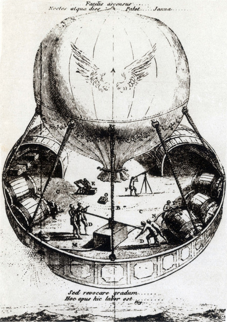 Voyage to Other Spheres, 1783 Poster Print by Science Source