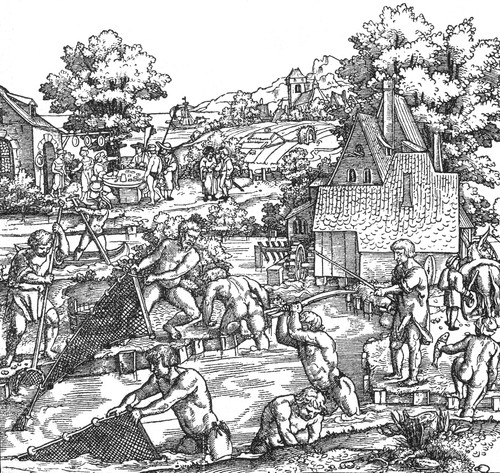 Fishing, 16th Century Poster Print by Science Source