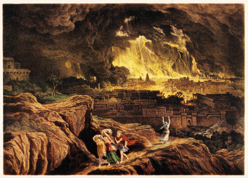 Lot and Family Fleeing Sodom Poster Print by Science Source - Item # VARSCIJB5402