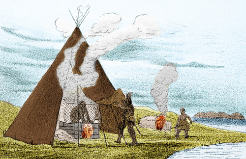 North American Indian Vapor Baths, c. 1830s Poster Print by Science Source - Item # VARSCIJB4973