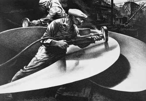 War-Time Aircraft Construction, 1941 Poster Print by Science Source - Item # VARSCI9N1855