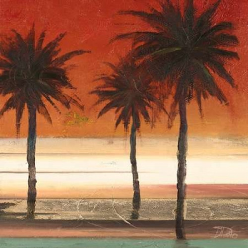 Red Coastal Palms II Poster Print by Patricia Pinto - Item # VARPDX6779K
