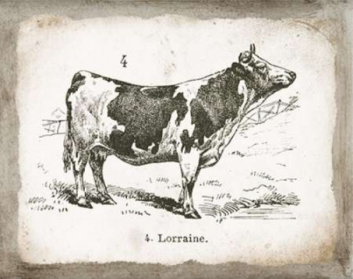 French Cow III Poster Print by Gwendolyn Babbitt