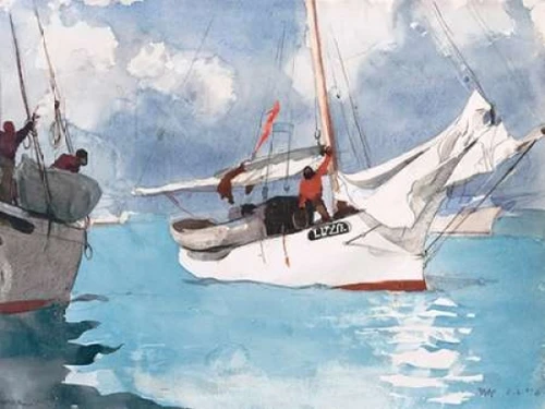 Fishing Boats, Key West Poster Print by Winslow Homer - Item # VARPDX3HO2155