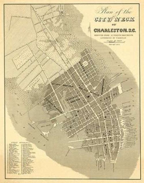 Charleston, South Carolina, 1844 Poster Print by William Keenan - Item # VARPDX295123