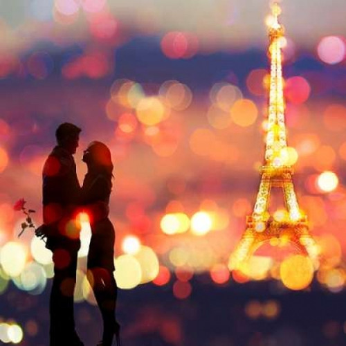 A Date in Paris Poster Print by Dianne Loumer - Item # VARPDX1DL3848