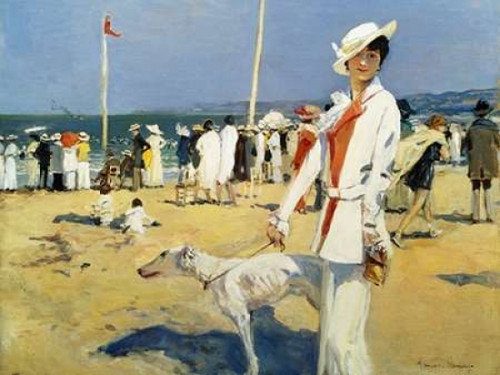 The Seaside Poster Print by Francois Flameng - Item # VARPDX3FF081