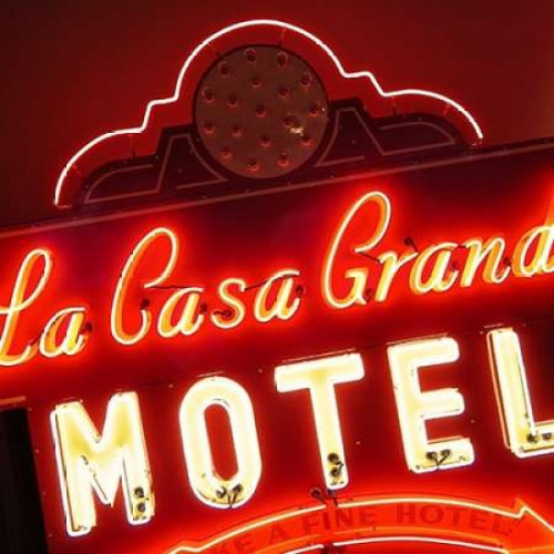 La Casa Grande Motel Poster Print by Monika Burkhart - Item # VARPDXPSBHT411 La Casa Grande Motel Poster Print by Monika Burkhart - Item # VARPDXPSBHT411