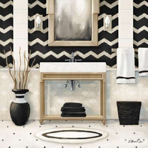 Black and Gold Bath I Poster Print by Vittorio Milan - Item # VARPDXRB11253VM