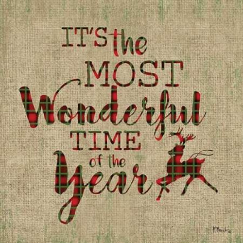 Tartan Holiday Phrase II Poster Print by Paul Brent - Item # VARPDXBNT1307