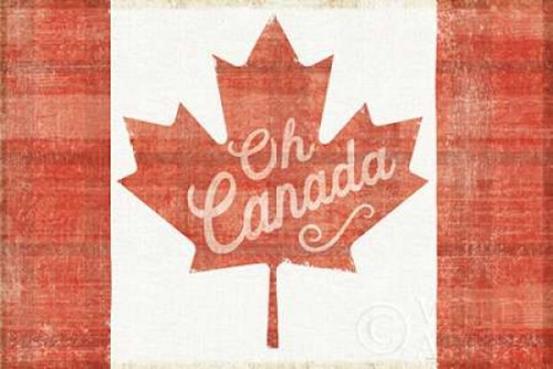 Oh Canada Flag Poster Print by Sue Schlabach - Item # VARPDX30820HR