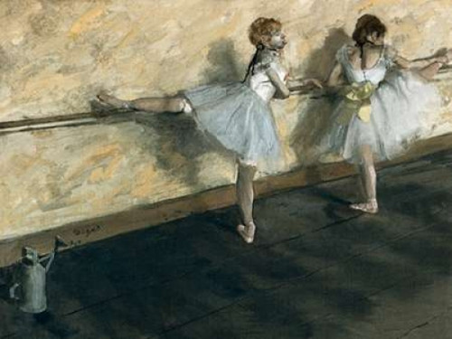 Dancers Practicing at the Barre Poster Print by Edgar Degas - Item # VARPDX3ED087