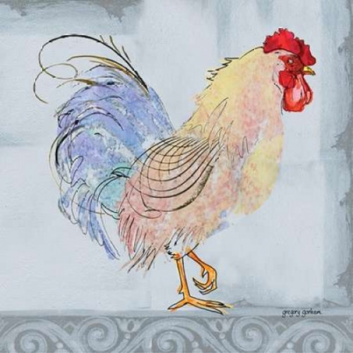 Good Morning Rooster I Poster Print by Gregory Gorham - Item # VARPDXGOR599