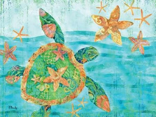 Nassau Turtle Poster Print by Paul Brent
