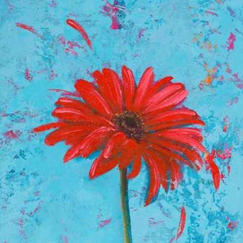 Blue Tiny Flower Square I Poster Print by Patricia Pinto - Item # VARPDX8458A