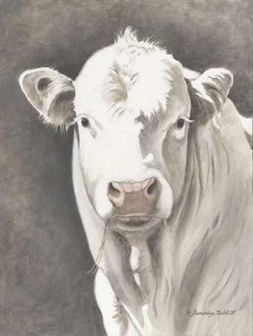 White Bull Poster Print by Gwendolyn Babbitt - Item # VARPDXBAB417