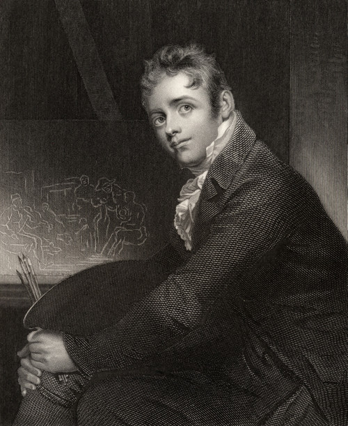 Sir David Wilkie 1785 To 1841 British Genre And Portrait Painter Engraved By H Robinson After Sir W Beechey From The Book National Portrait Gallery Volume V Published C 1835 PosterPrint - Item # VARDPI1861356
