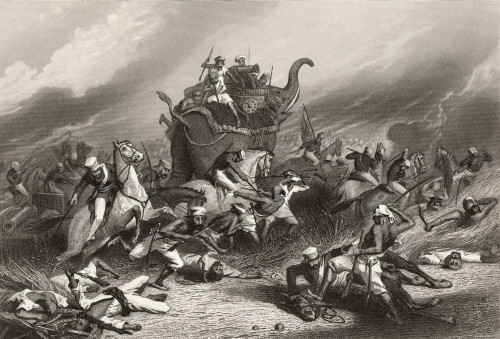 Defeat Of The Peishwas Army Before Jhansi By General Rose April 1St 1858 From The History Of The Indian Mutiny Published 1858 PosterPrint - Item # VARDPI1861616