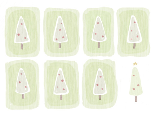 Christmas Tree Illustration PosterPrint - Item # VARDPI1793601