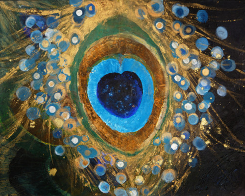 Painting resembling a peacock feather PosterPrint - Item # VARDPI2383147