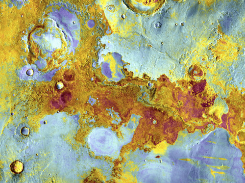 Aerial View Of Mars PosterPrint